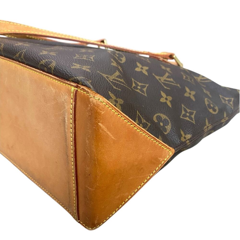 Louis Vuitton Cabas Piano Tote Bag Monogram LV Canvas Brown Shoulder Bag Travel - Picture 14 of 16
